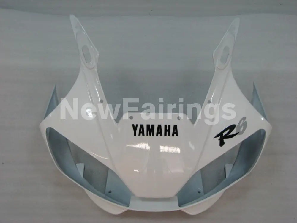 White and Silver Factory Style - YZF-R6 98-02 Fairing Kit Vehicles & Parts > Vehicle Parts & Accessories > Motor