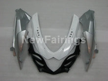 Carica l&#39;immagine nel visualizzatore di Gallery, White and Silver Matte Black Factory Style - GSX - R1000 09