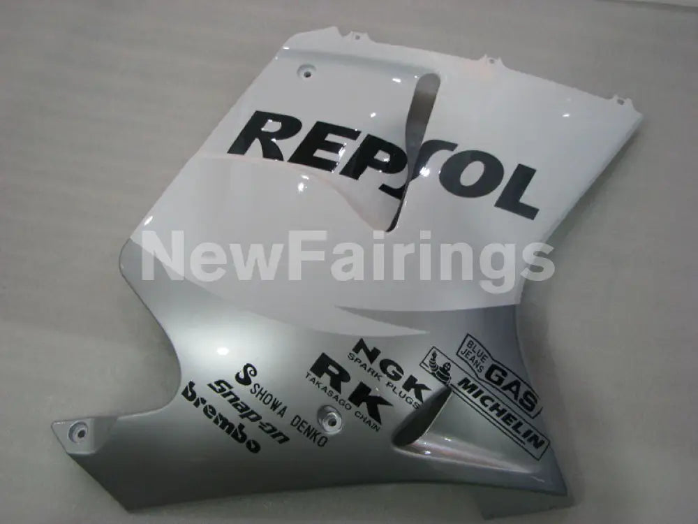 White and Silver Repsol - CBR 1100 XX 96-07 Fairing Kit -