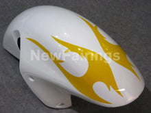 Carica l&#39;immagine nel visualizzatore di Gallery, White and Yellow Flame - GSX1300R Hayabusa 08-20 Fairing