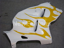 Carica l&#39;immagine nel visualizzatore di Gallery, White and Yellow Flame - GSX1300R Hayabusa 08-20 Fairing