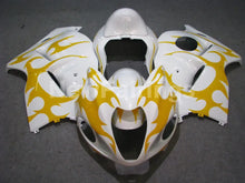 Carica l&#39;immagine nel visualizzatore di Gallery, White and Yellow Flame - GSX1300R Hayabusa 08-20 Fairing