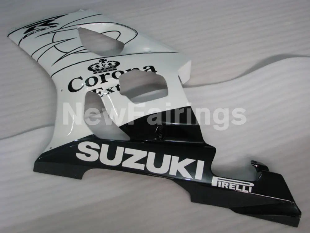 White Black Corona - GSX - R1000 03 - 04 Fairing Kit