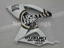 Carica l&#39;immagine nel visualizzatore di Gallery, White and Black Lucky Strike - GSX-R750 06-07 Fairing Kit