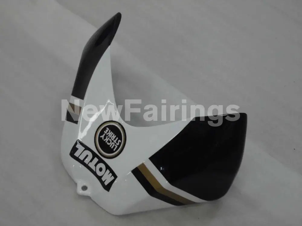 White and Black Lucky Strike - GSX-R750 06-07 Fairing Kit