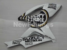 Carica l&#39;immagine nel visualizzatore di Gallery, White and Black Lucky Strike - GSX-R750 06-07 Fairing Kit