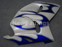 Carica l&#39;immagine nel visualizzatore di Gallery, White and Blue Flame - GSX1300R Hayabusa 08-20 Fairing Kit