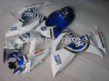 Carica l&#39;immagine nel visualizzatore di Gallery, White and Blue Lucky Strike - GSX-R600 06-07 Fairing Kit -