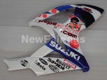 Carica l&#39;immagine nel visualizzatore di Gallery, White and Blue Red Dark Dog - GSX-R600 06-07 Fairing Kit -