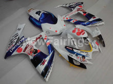 Carica l&#39;immagine nel visualizzatore di Gallery, White and Blue Red Dark Dog - GSX-R600 06-07 Fairing Kit -