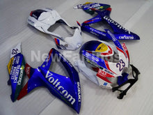 Carica l&#39;immagine nel visualizzatore di Gallery, White Blue and Red MOTOREX - GSX-R750 08-10 Fairing Kit