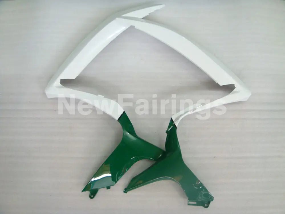 White and Green Jordan - GSX-R750 06-07 Fairing Kit