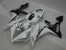 Carica l&#39;immagine nel visualizzatore di Gallery, White Matte Black Factory Style - YZF-R1 04-06 Fairing Kit