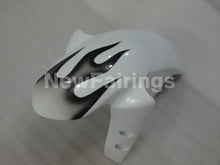 Carica l&#39;immagine nel visualizzatore di Gallery, White Matte Black Factory Style - YZF-R1 04-06 Fairing Kit