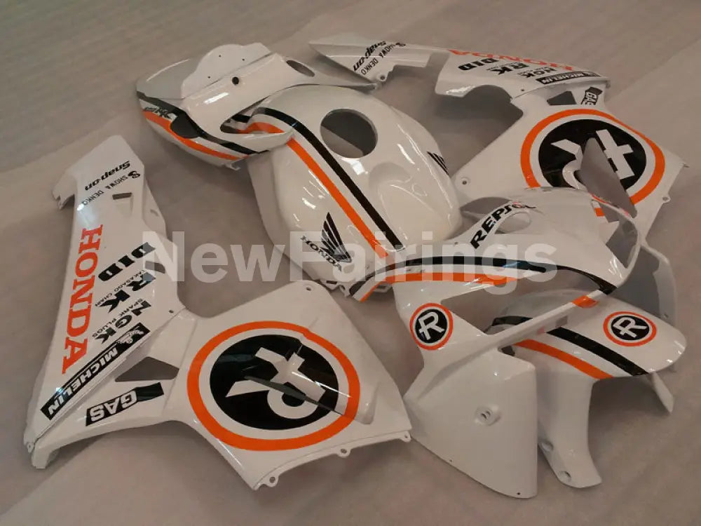 White and Orange Black Repsol - CBR600RR 05-06 Fairing Kit -