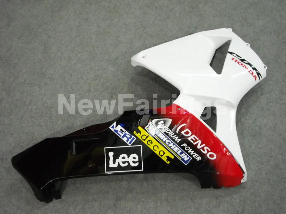 White and Red Black Lee - CBR600RR 05-06 Fairing Kit -