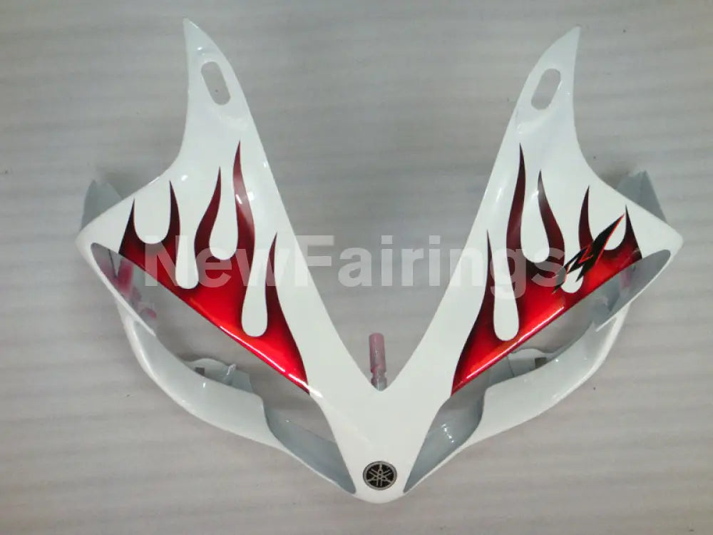 White Red Flame - YZF-R1 07-08 Fairing Kit - Vehicles &