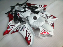 Carica l&#39;immagine nel visualizzatore di Gallery, White Red Flame - YZF-R1 07-08 Fairing Kit - Vehicles &amp;