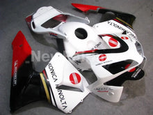 Carica l&#39;immagine nel visualizzatore di Gallery, White and Red Konica Minolta - CBR600RR 03-04 Fairing Kit -