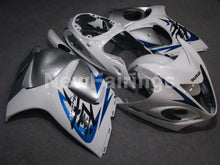 Carica l&#39;immagine nel visualizzatore di Gallery, White and Silver Blue Factory Style - GSX1300R Hayabusa