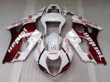 Carica l&#39;immagine nel visualizzatore di Gallery, Wine Red and White Jordan - GSX - R1000 03 - 04 Fairing Kit