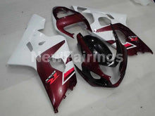 Carica l&#39;immagine nel visualizzatore di Gallery, Wine Red and White Factory Style - GSX-R600 04-05 Fairing