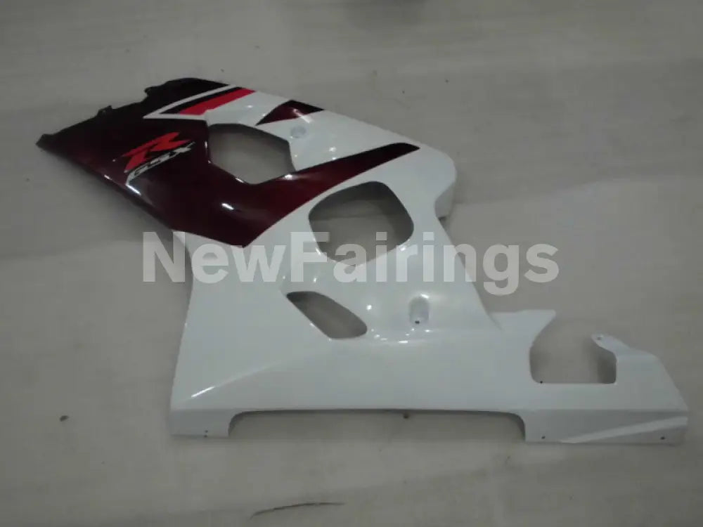 Wine Red and White Factory Style - GSX-R600 04-05 Fairing