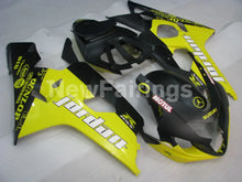 Carica l&#39;immagine nel visualizzatore di Gallery, Yellow and Matte Black Jordan - GSX-R600 04-05 Fairing Kit -