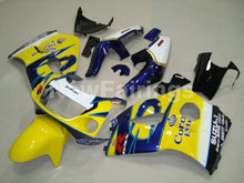 Carica l&#39;immagine nel visualizzatore di Gallery, Yellow and White Blue Corona - GSX-R750 96-99 Fairing Kit