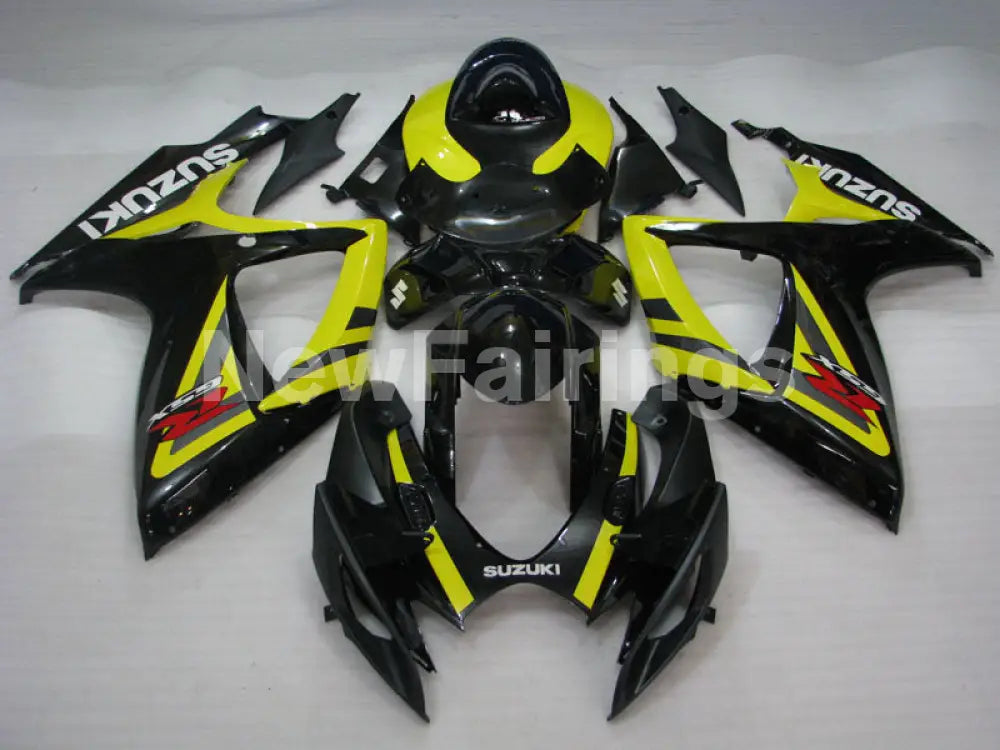 Yellow and Black Factory Style - GSX-R600 06-07 Fairing Kit