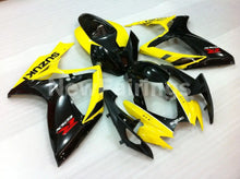 Carica l&#39;immagine nel visualizzatore di Gallery, Yellow Black Factory Style - GSX-R750 06-07 Fairing Kit