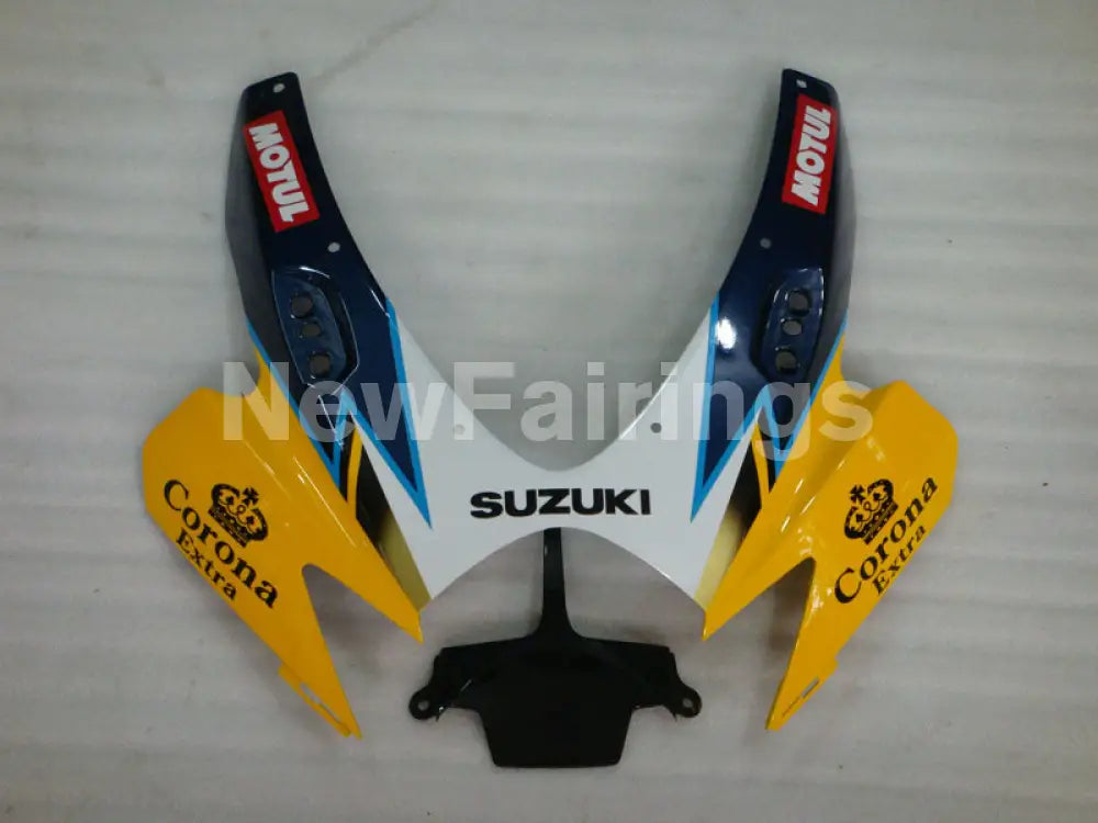 Yellow Blue and White Corona - GSX-R750 06-07 Fairing Kit