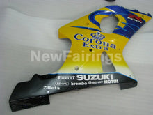 Carica l&#39;immagine nel visualizzatore di Gallery, Yellow and Blue Corona - GSX - R1000 00 - 02 Fairing Kit